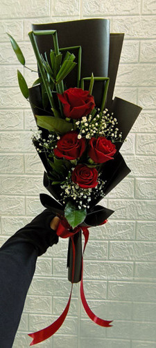 دسته گل رز